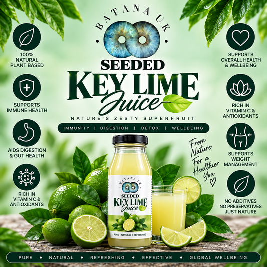 Organic seeded key lime juice